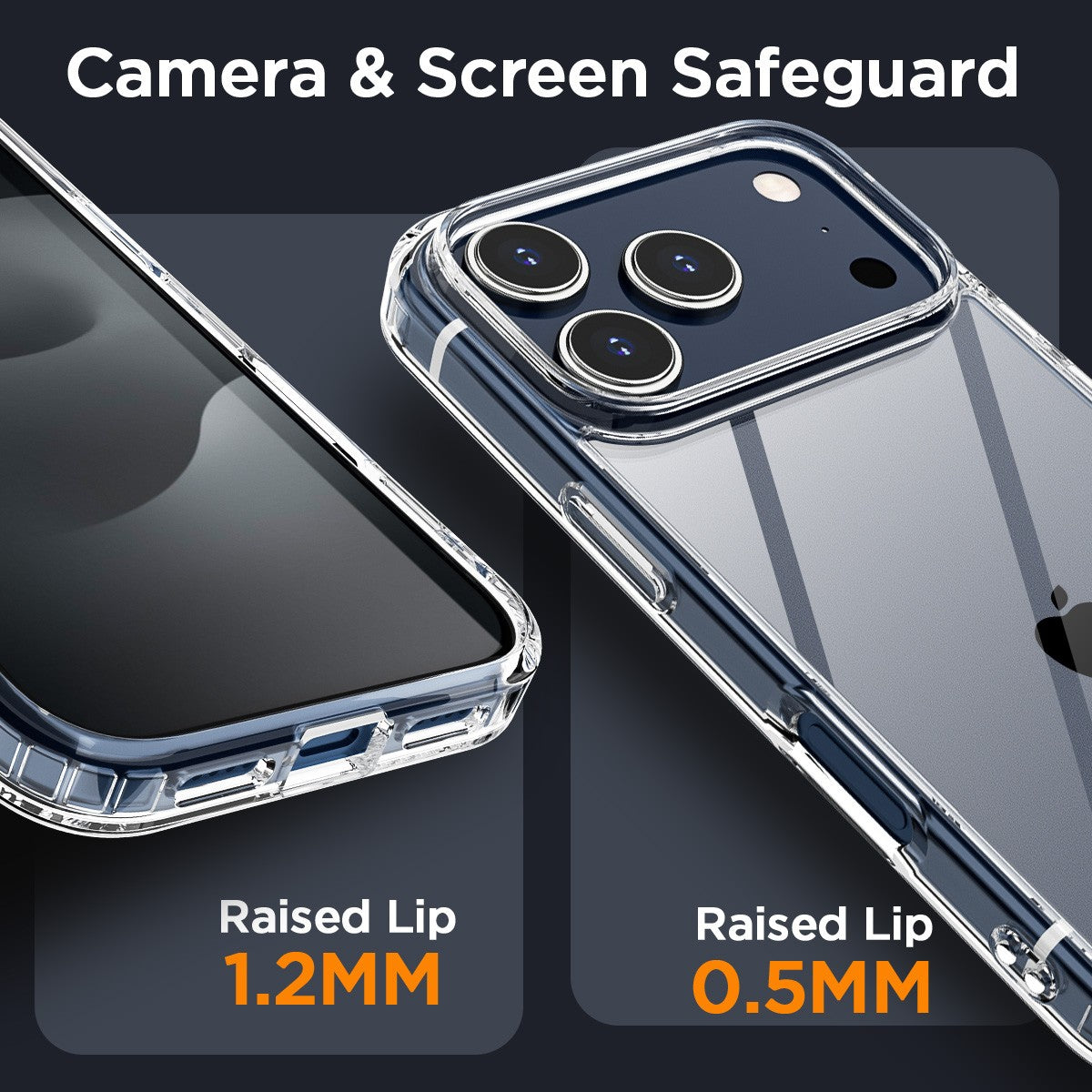 CrystalShield Pro – Slim & Rugged Case for iPhone 17 | Shockproof Clear Bumper